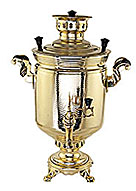 Samovar on wood