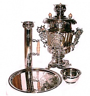 Exclusive samovar "Russia" in the set
