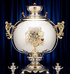 Exclusive samovar "Ball" on 74 liters