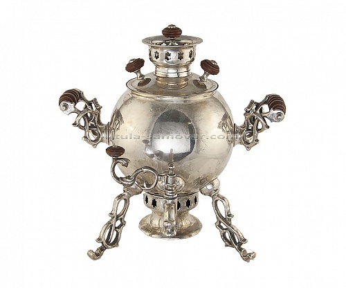 Samovar "spider" with a silver 2.5 l